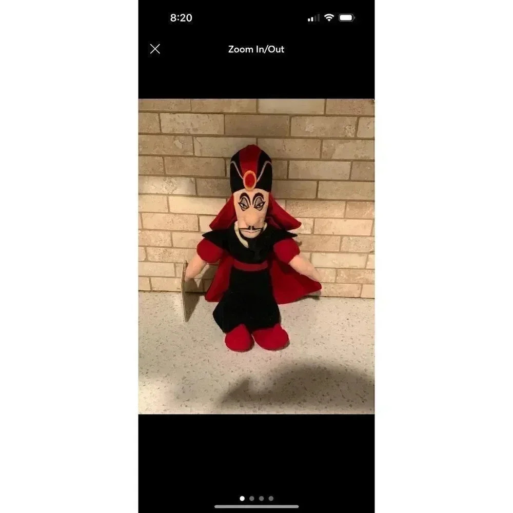 Jafar vintage Disney‎ store bean bag from Aladdin b36